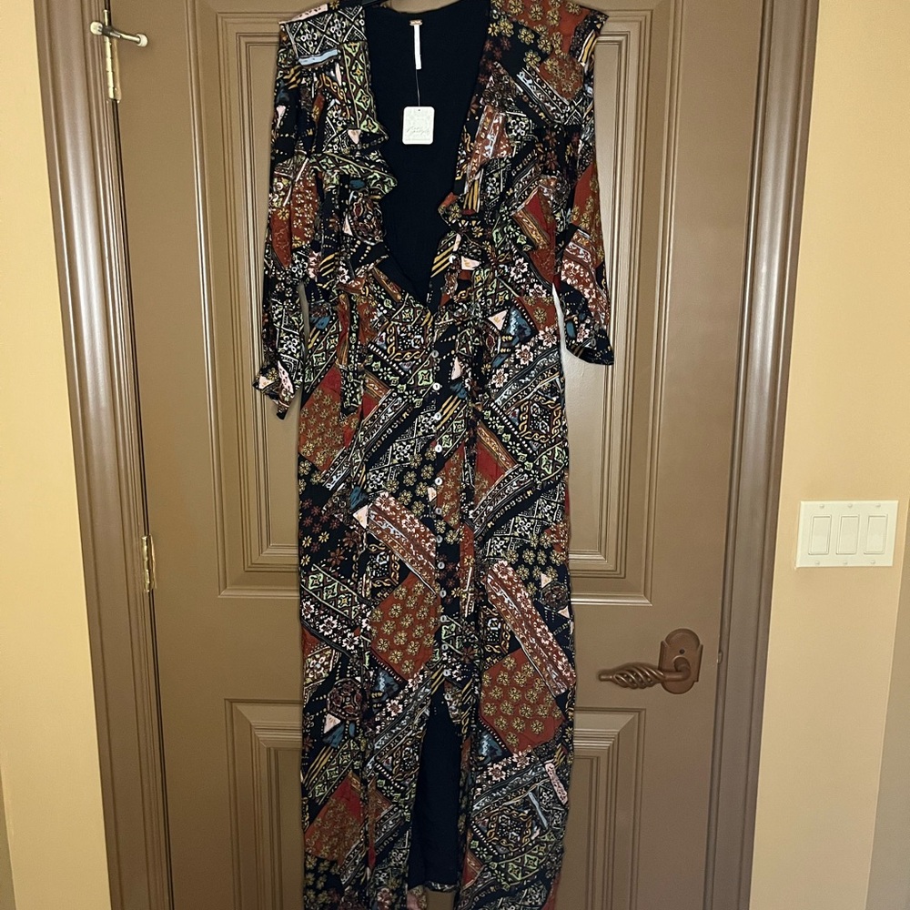 Bohemian Patchwork Maxi Dress